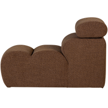 Laden Sie das Bild in den Galerie-Viewer, NOVI 1-SEATER ELEMENT BOUCLE MOCHA BROWN