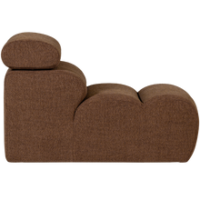 Laden Sie das Bild in den Galerie-Viewer, NOVI 1-SEATER ELEMENT BOUCLE MOCHA BROWN