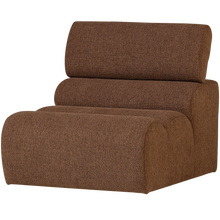 Laden Sie das Bild in den Galerie-Viewer, NOVI 1-SEATER ELEMENT BOUCLE MOCHA BROWN