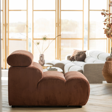 Laden Sie das Bild in den Galerie-Viewer, NOVI 1-SEATER ELEMENT RIB FABRIC TERRA