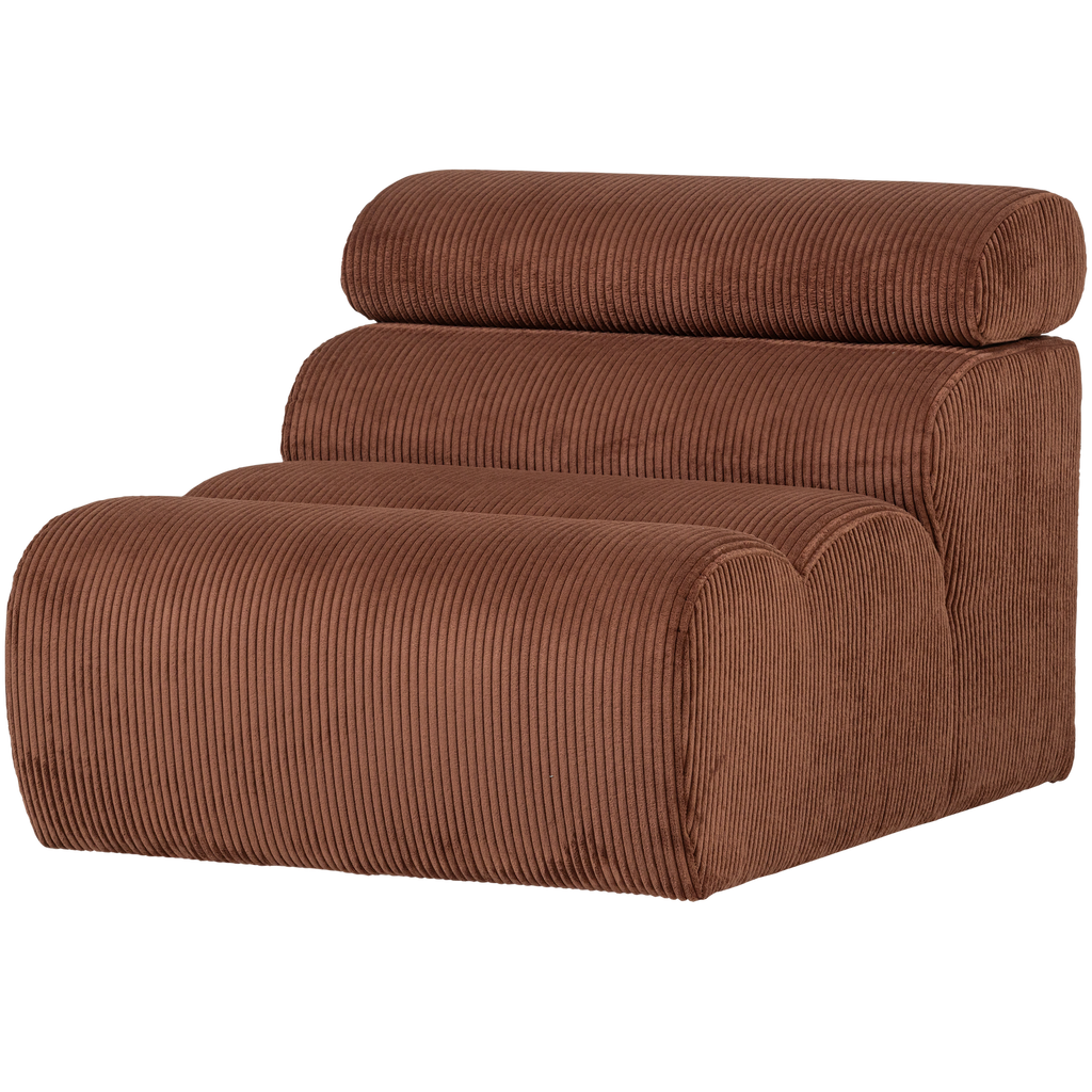 NOVI 1-SEATER ELEMENT RIB FABRIC TERRA