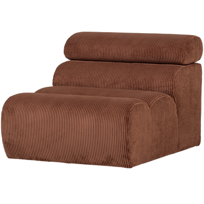 NOVI 1-SEATER ELEMENT RIB FABRIC TERRA