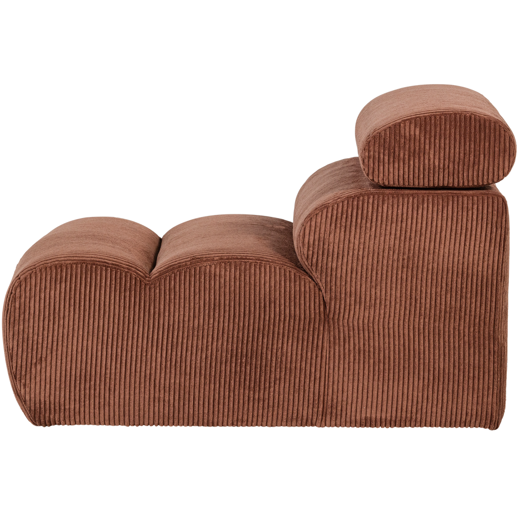 NOVI 1-SEATER ELEMENT RIB FABRIC TERRA