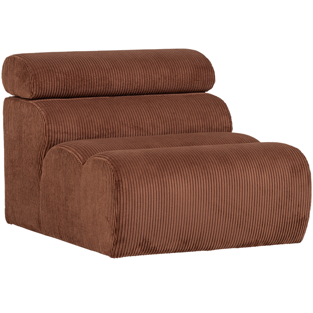 NOVI 1-SEATER ELEMENT RIB FABRIC TERRA