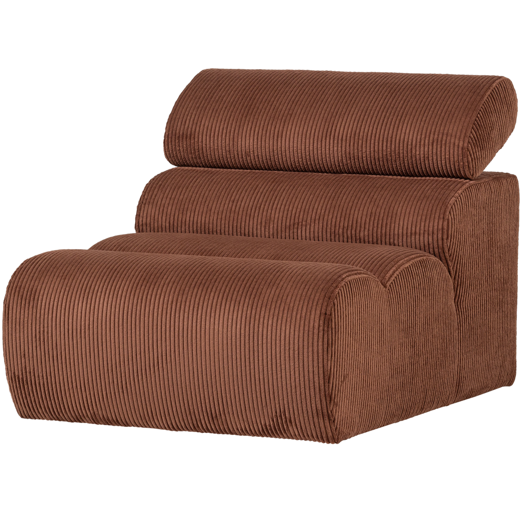 NOVI 1-SEATER ELEMENT RIB FABRIC TERRA