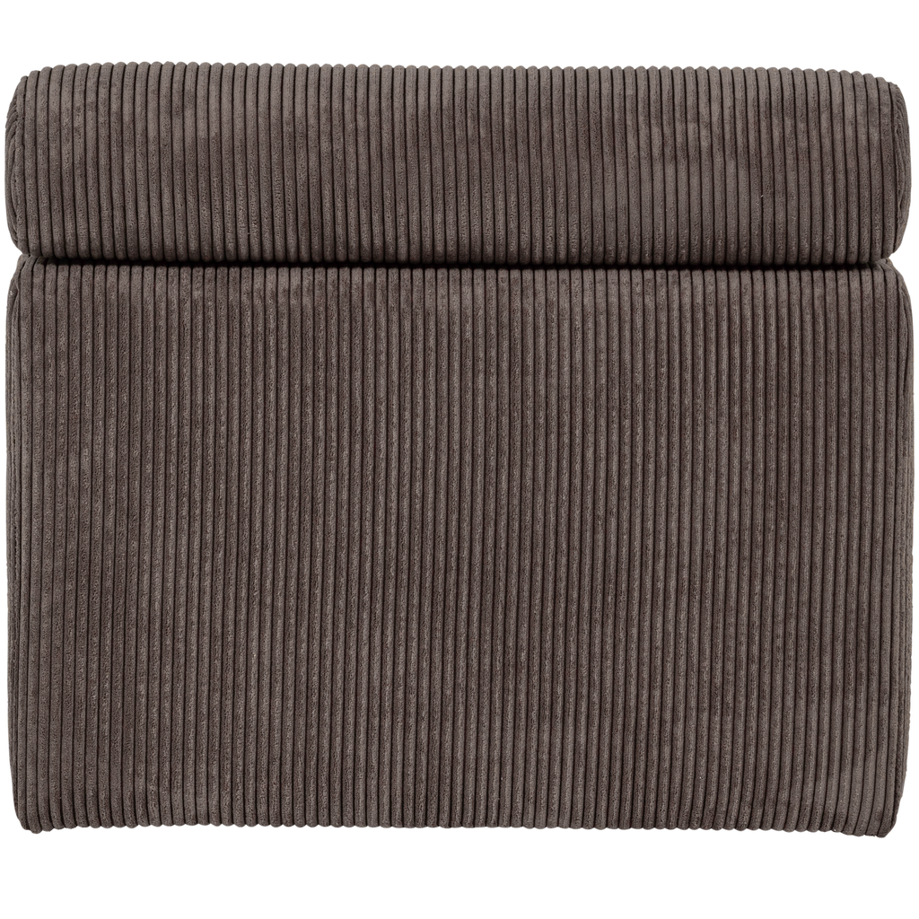 NOVI 1-SEATER ELEMENT RIB FABRIC GREY/BROWN