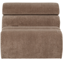 Laden Sie das Bild in den Galerie-Viewer, NOVI 1-SEATER ELEMENT RIB FABRIC TAUPE