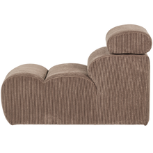 Laden Sie das Bild in den Galerie-Viewer, NOVI 1-SEATER ELEMENT RIB FABRIC TAUPE