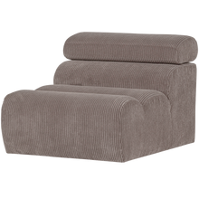 Laden Sie das Bild in den Galerie-Viewer, NOVI 1-SEATER ELEMENT RIB FABRIC SAND