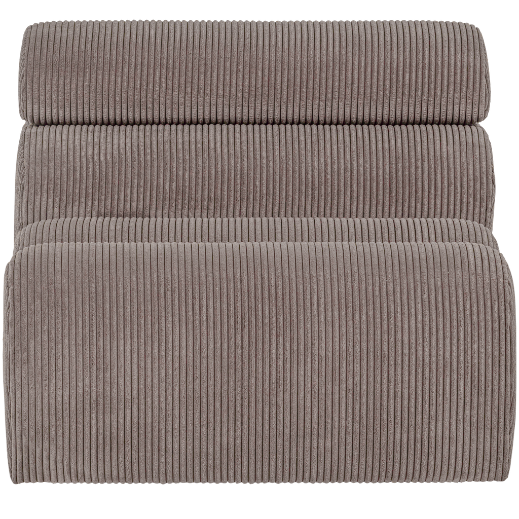 NOVI 1-SEATER ELEMENT RIB FABRIC SAND