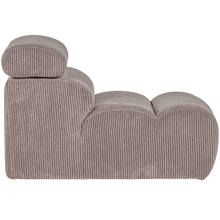 Laden Sie das Bild in den Galerie-Viewer, NOVI 1-SEATER ELEMENT RIB FABRIC SAND