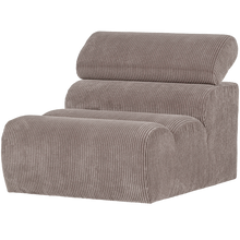 Laden Sie das Bild in den Galerie-Viewer, NOVI 1-SEATER ELEMENT RIB FABRIC SAND
