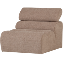 Laden Sie das Bild in den Galerie-Viewer, NOVI 1-SEATER ELEMENT BOUCLE TAUPE