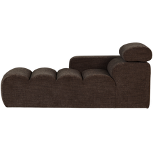 Laden Sie das Bild in den Galerie-Viewer, NOVI CHAISE LONGUE ELEMENT LEFT DARK BROWN MELANGE
