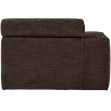 Laden Sie das Bild in den Galerie-Viewer, NOVI CHAISE LONGUE ELEMENT LEFT DARK BROWN MELANGE