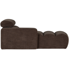 Laden Sie das Bild in den Galerie-Viewer, NOVI CHAISE LONGUE ELEMENT LEFT DARK BROWN MELANGE