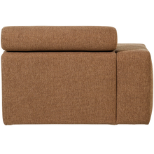 Laden Sie das Bild in den Galerie-Viewer, NOVI CHAISE LONGUE ELEMENT LEFT BOUCLE CARAMEL BROWN