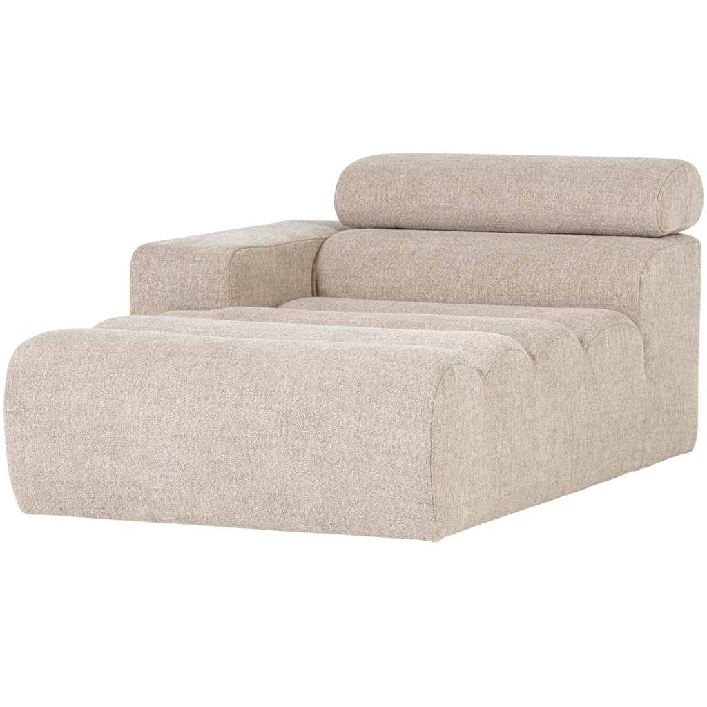 NOVI CHAISE LONGUE ELEMENT LEFT BOUCLE NATURAL