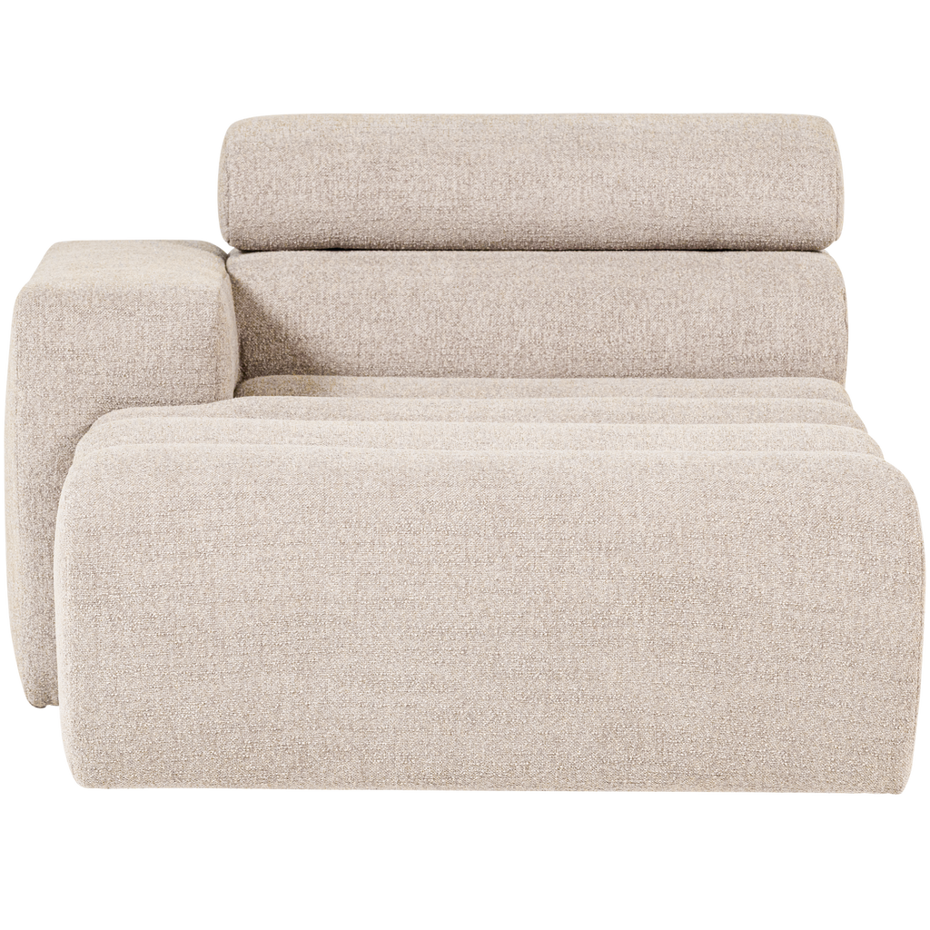 NOVI CHAISE LONGUE ELEMENT LEFT BOUCLE NATURAL