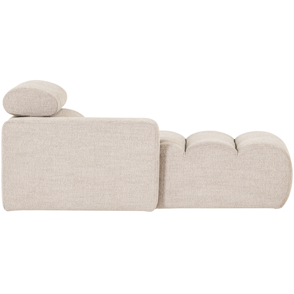 NOVI CHAISE LONGUE ELEMENT LEFT BOUCLE NATURAL