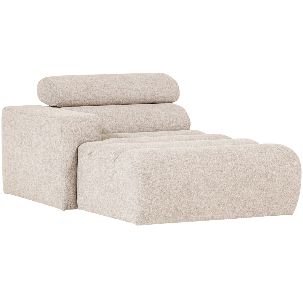 NOVI CHAISE LONGUE ELEMENT LEFT BOUCLE NATURAL