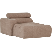 Load image into Gallery viewer, NOVI CHAISE LONGUE ELEMENT LEFT BOUCLE TAUPE