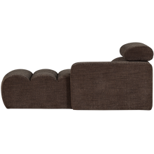 Laden Sie das Bild in den Galerie-Viewer, NOVI CHAISE LONGUE ELEMENT RIGHT DARK BROWN MELANGE