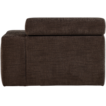 Laden Sie das Bild in den Galerie-Viewer, NOVI CHAISE LONGUE ELEMENT RIGHT DARK BROWN MELANGE