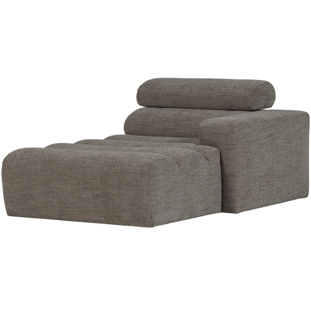 NOVI CHAISE LONGUE ELEMENT RIGHT GREY MELANGE