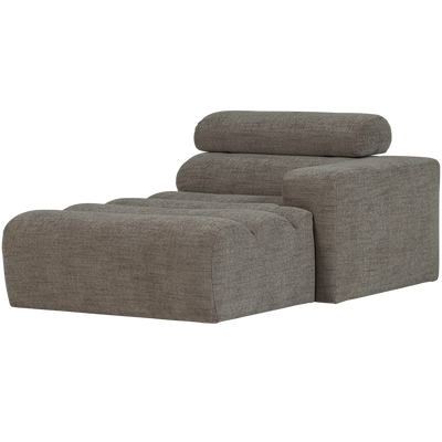 NOVI CHAISE LONGUE ELEMENT RIGHT GREY MELANGE