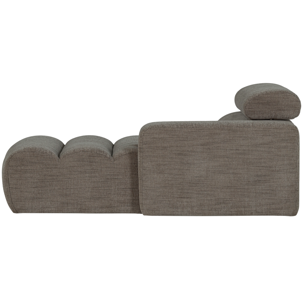 NOVI CHAISE LONGUE ELEMENT RIGHT GREY MELANGE