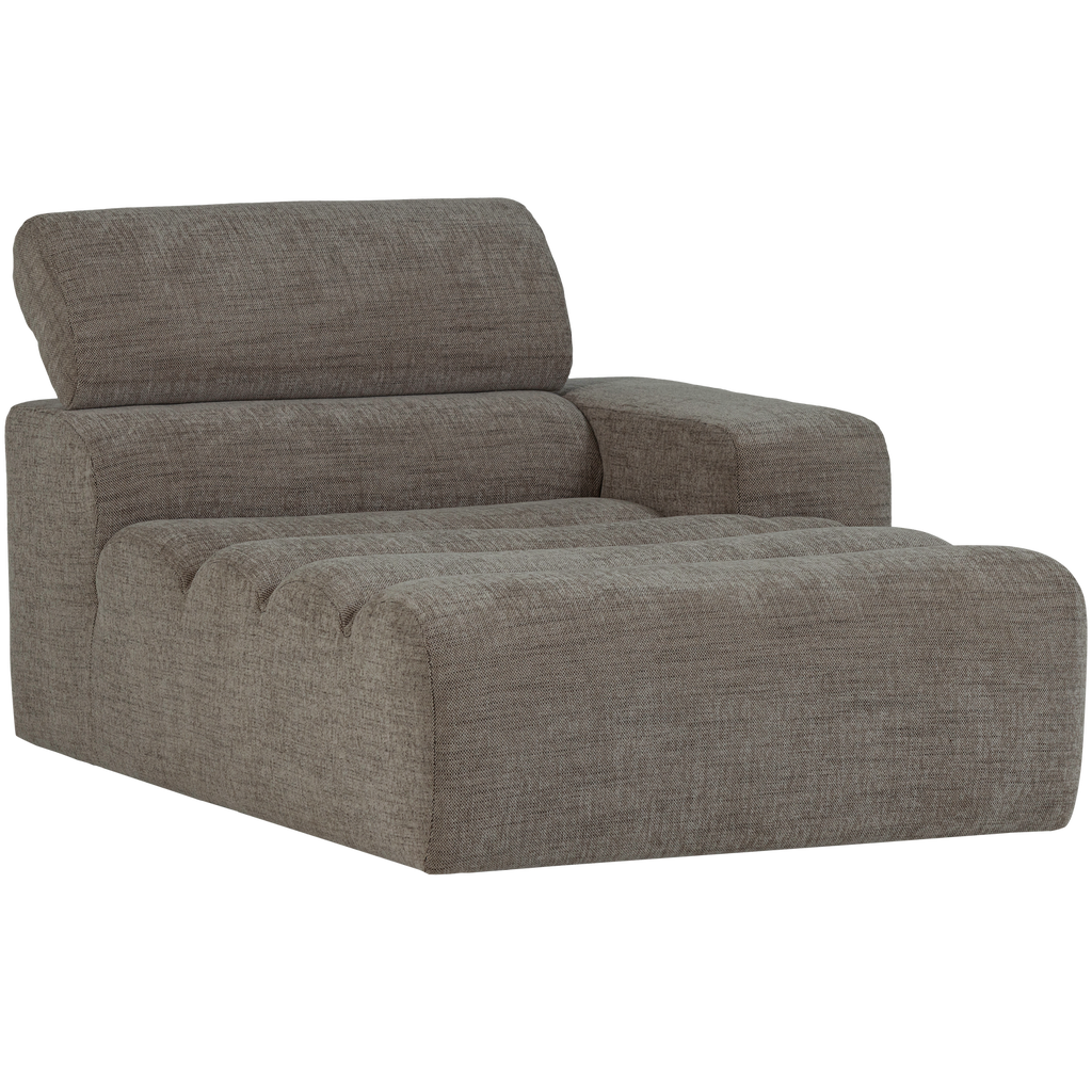 NOVI CHAISE LONGUE ELEMENT RIGHT GREY MELANGE