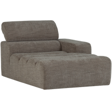 Laden Sie das Bild in den Galerie-Viewer, NOVI CHAISE LONGUE ELEMENT RIGHT GREY MELANGE