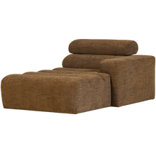 Laden Sie das Bild in den Galerie-Viewer, NOVI CHAISE LONGUE ELEMENT RIGHT CARAMEL BROWN MELANGE