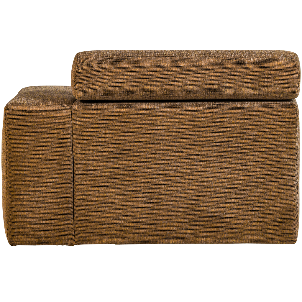 NOVI CHAISE LONGUE ELEMENT RIGHT CARAMEL BROWN MELANGE