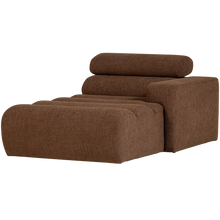 Laden Sie das Bild in den Galerie-Viewer, NOVI CHAISE LONGUE ELEMENT RIGHT BOUCLE MOCHA BROWN