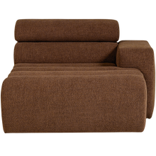 Laden Sie das Bild in den Galerie-Viewer, NOVI CHAISE LONGUE ELEMENT RIGHT BOUCLE MOCHA BROWN
