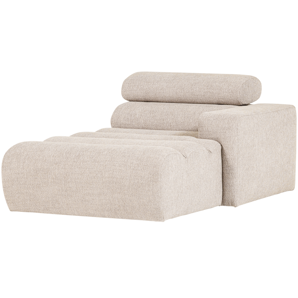NOVI CHAISE LONGUE ELEMENT RIGHT BOUCLE NATURAL
