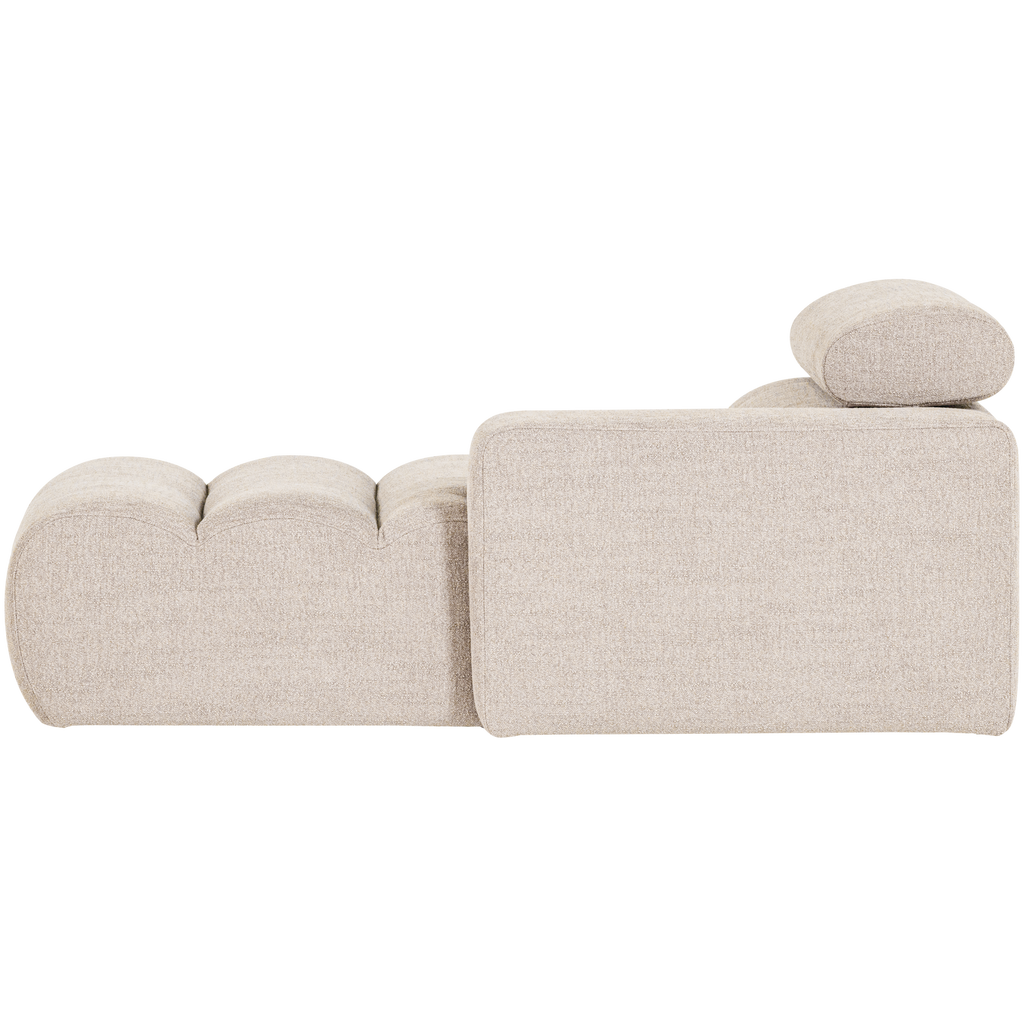 NOVI CHAISE LONGUE ELEMENT RIGHT BOUCLE NATURAL