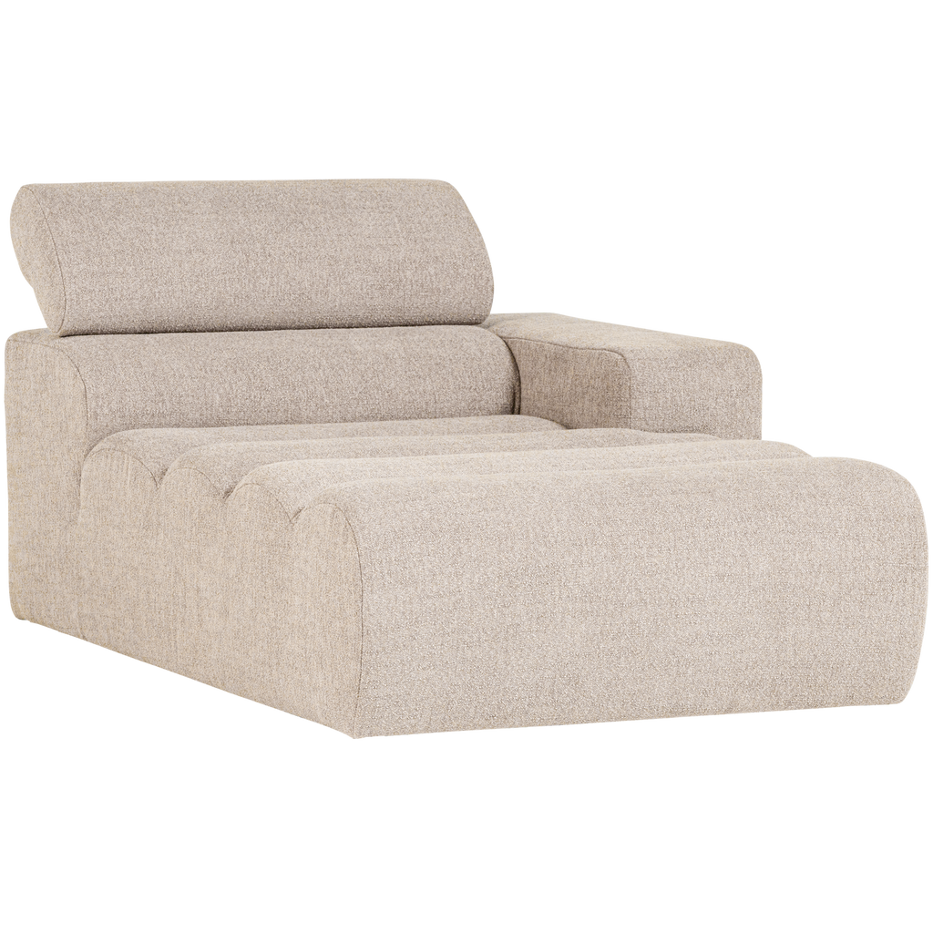 NOVI CHAISE LONGUE ELEMENT RIGHT BOUCLE NATURAL