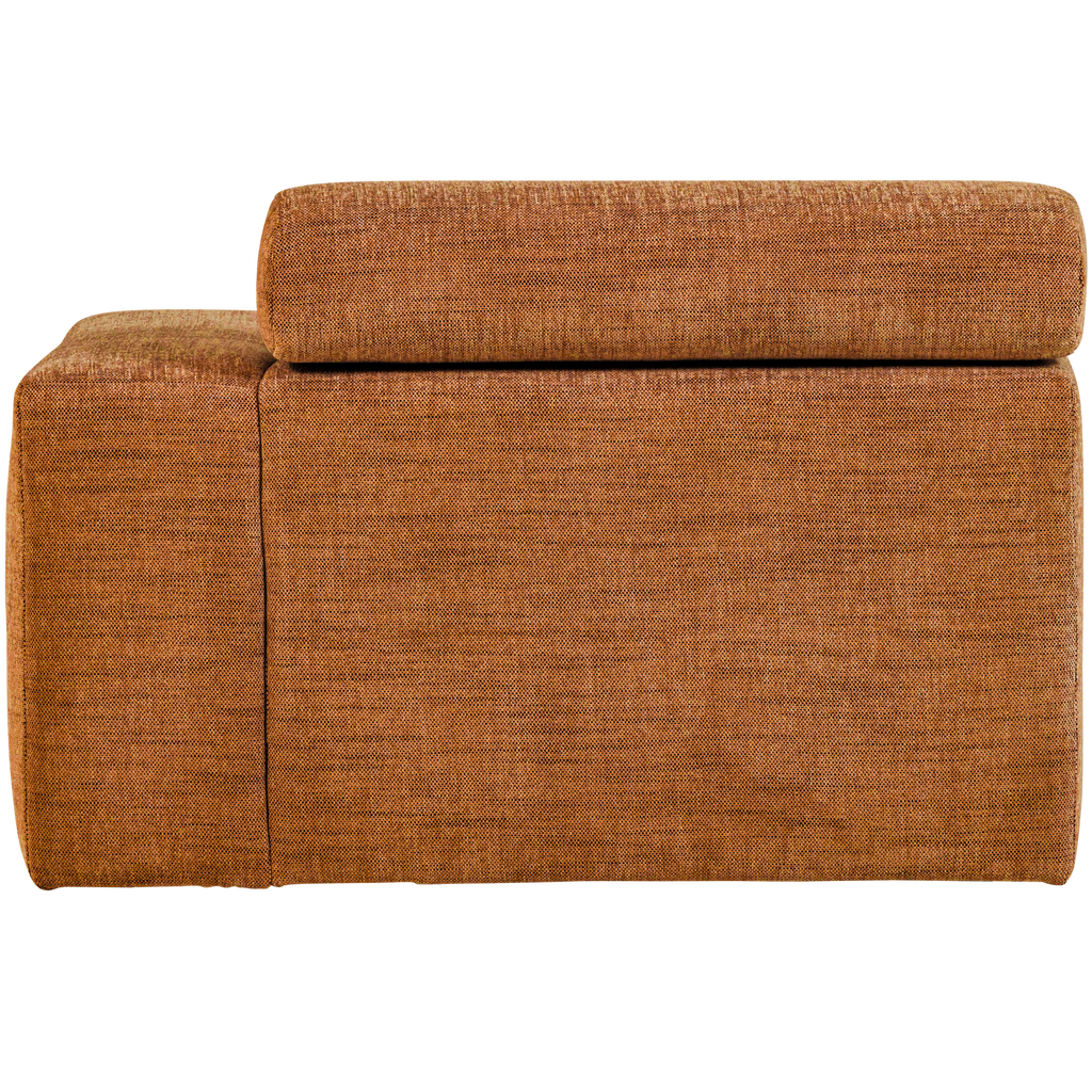 NOVI CHAISE LONGUE ELEMENT RIGHT ORANGE MELANGE