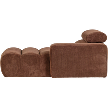 Laden Sie das Bild in den Galerie-Viewer, NOVI CHAISE LONGUE ELEMENT ARM RIGHT RIB FABRIC TERRA