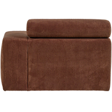 Laden Sie das Bild in den Galerie-Viewer, NOVI CHAISE LONGUE ELEMENT ARM RIGHT RIB FABRIC TERRA