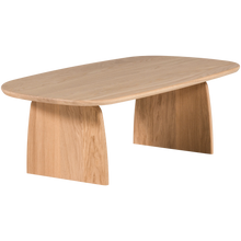 Carica l'immagine nel visualizzatore di Gallery, TABLO COFFEE TABLE 110 CM OAK TRANSPARANT [fsc]