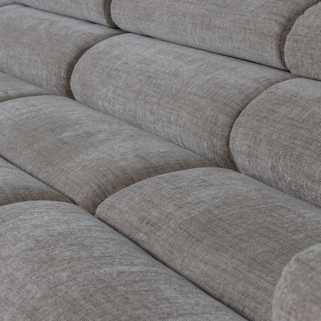 NOVI CHAISE LONGUE SOFA LEFT GREY MELANGE