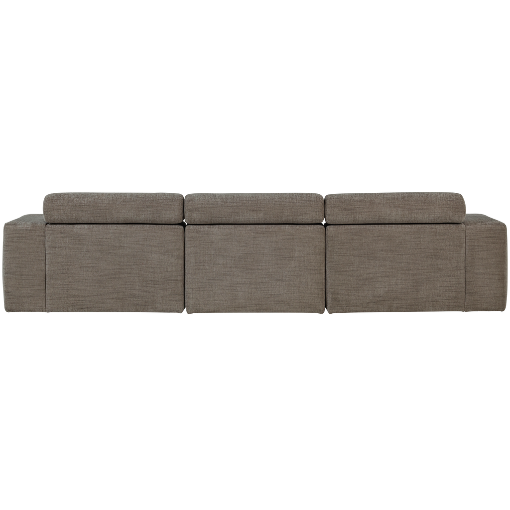 NOVI CHAISE LONGUE SOFA LEFT GREY MELANGE