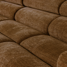 Laden Sie das Bild in den Galerie-Viewer, NOVI CHAISE LONGUE SOFA LEFT CARAMEL BROWN MELANGE