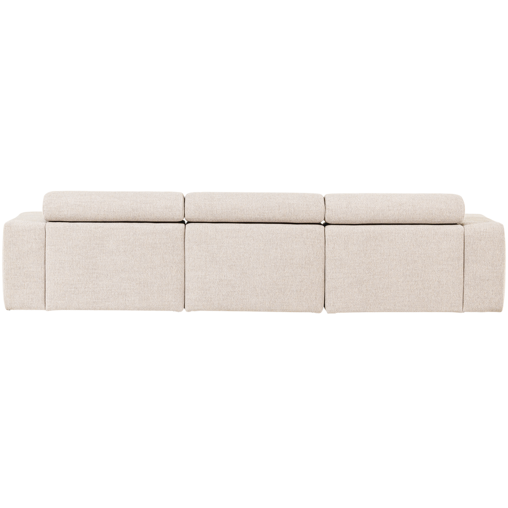 NOVI CHAISE LONGUE SOFA LEFT BOUCLE NATURAL