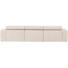 Laden Sie das Bild in den Galerie-Viewer, NOVI CHAISE LONGUE SOFA LEFT BOUCLE NATURAL