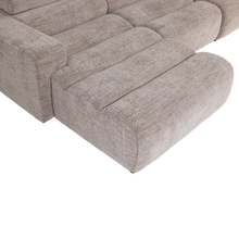 Laden Sie das Bild in den Galerie-Viewer, NOVI CHAISE LONGUE SOFA LEFT NATURAL MELANGE